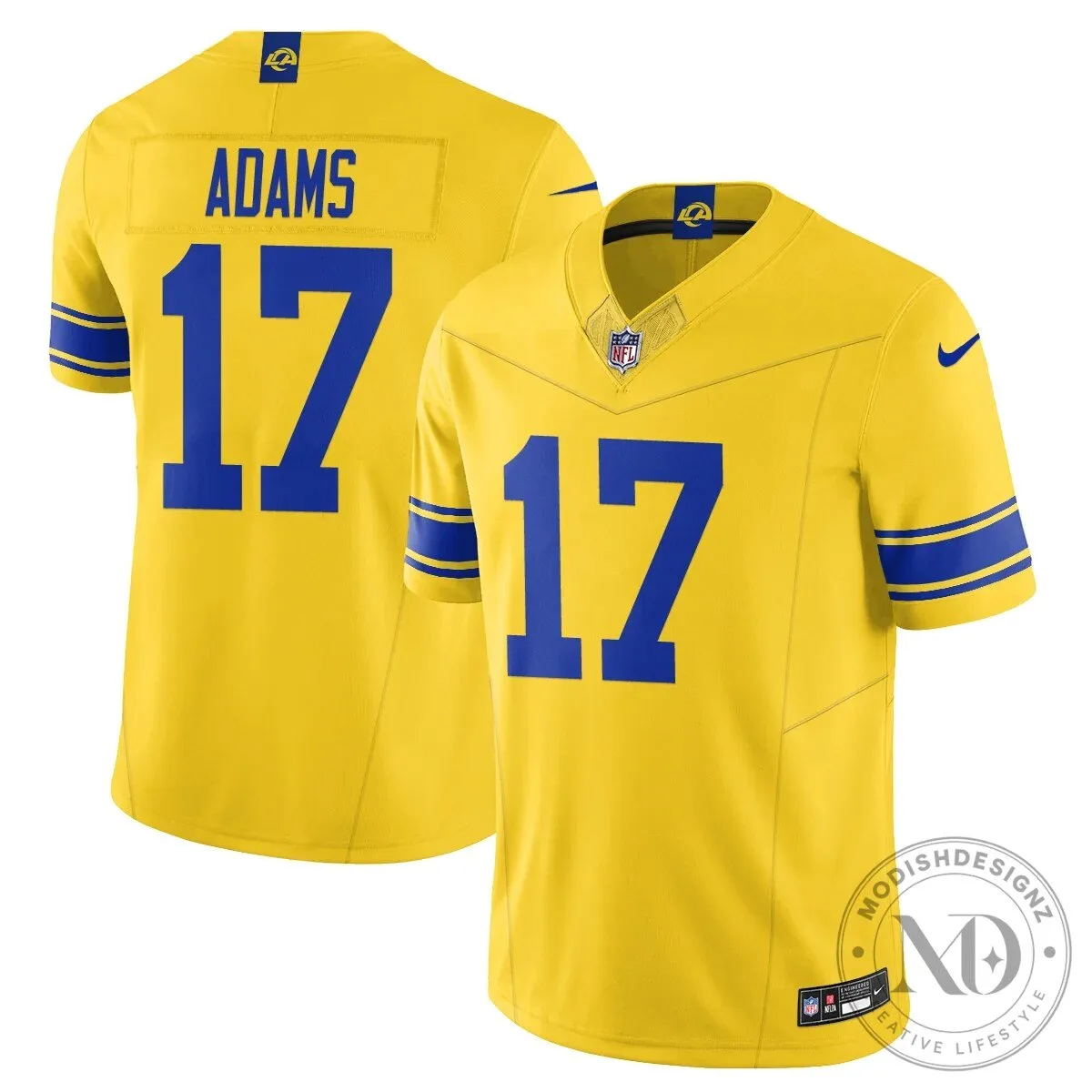 Los Angeles Rams Puka Nacua Number 12 Yellow Football Jersey 28 Los Angeles Rams Puka Nacua Number 12 Yellow Football Jersey