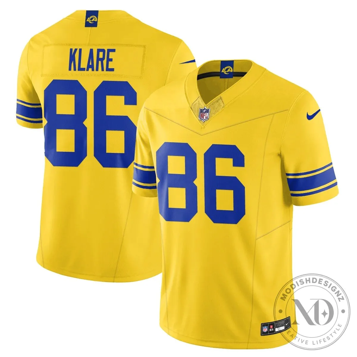 Los Angeles Rams Puka Nacua Number 12 Yellow Football Jersey 35 Los Angeles Rams Puka Nacua Number 12 Yellow Football Jersey