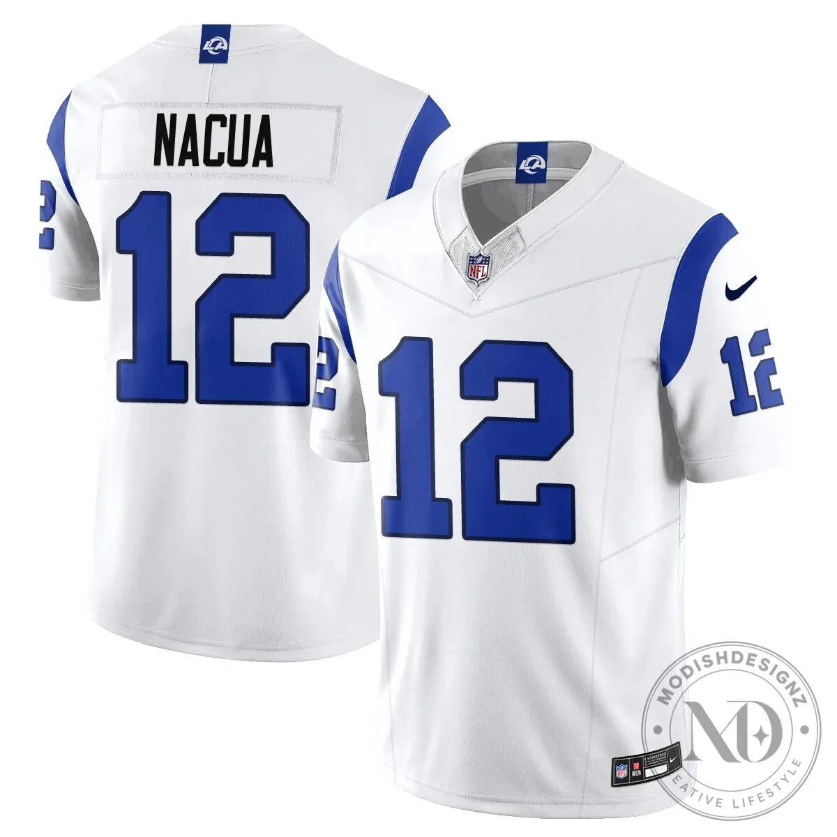 Los Angeles Rams Puka Nacua Number 12 Yellow Football Jersey 37 Los Angeles Rams Puka Nacua Number 12 Yellow Football Jersey
