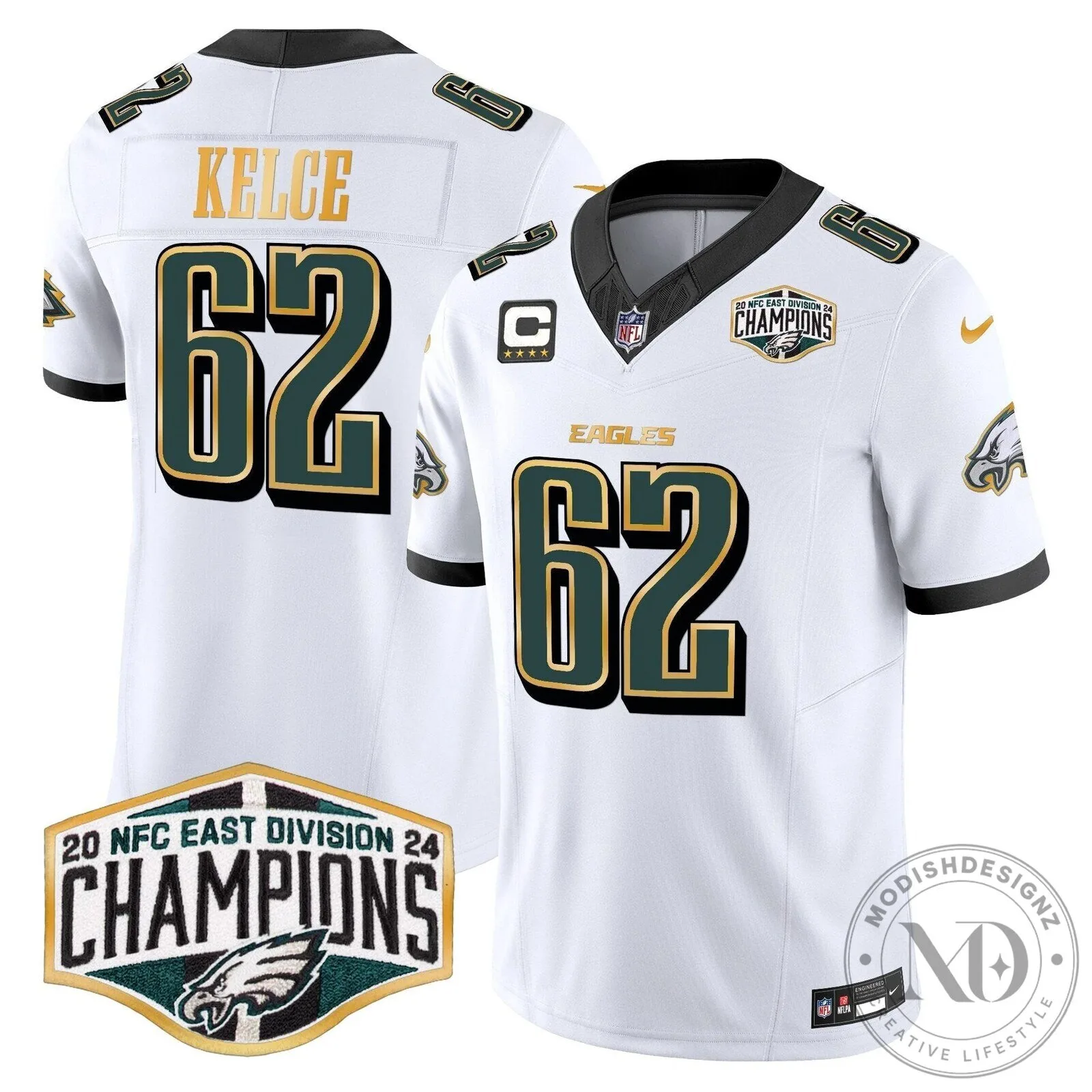 Saquon Barkley Jersey for 2024 NFC East Division Champions - Philadelphia Eagles 54 Saquon Barkley Jersey for 2024 NFC East Division Champions - Philadelphia Eagles