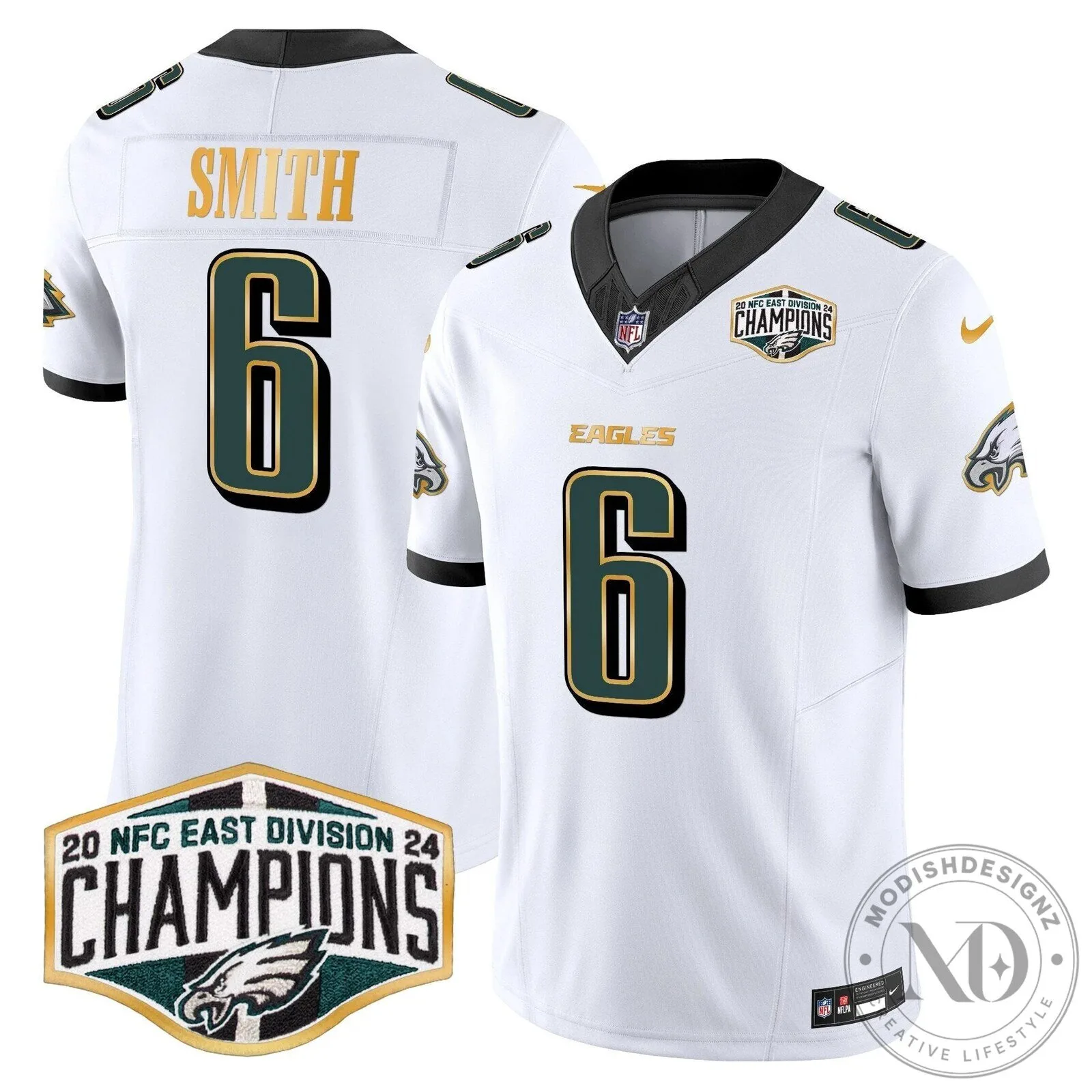 Saquon Barkley Jersey for 2024 NFC East Division Champions - Philadelphia Eagles 55 Saquon Barkley Jersey for 2024 NFC East Division Champions - Philadelphia Eagles