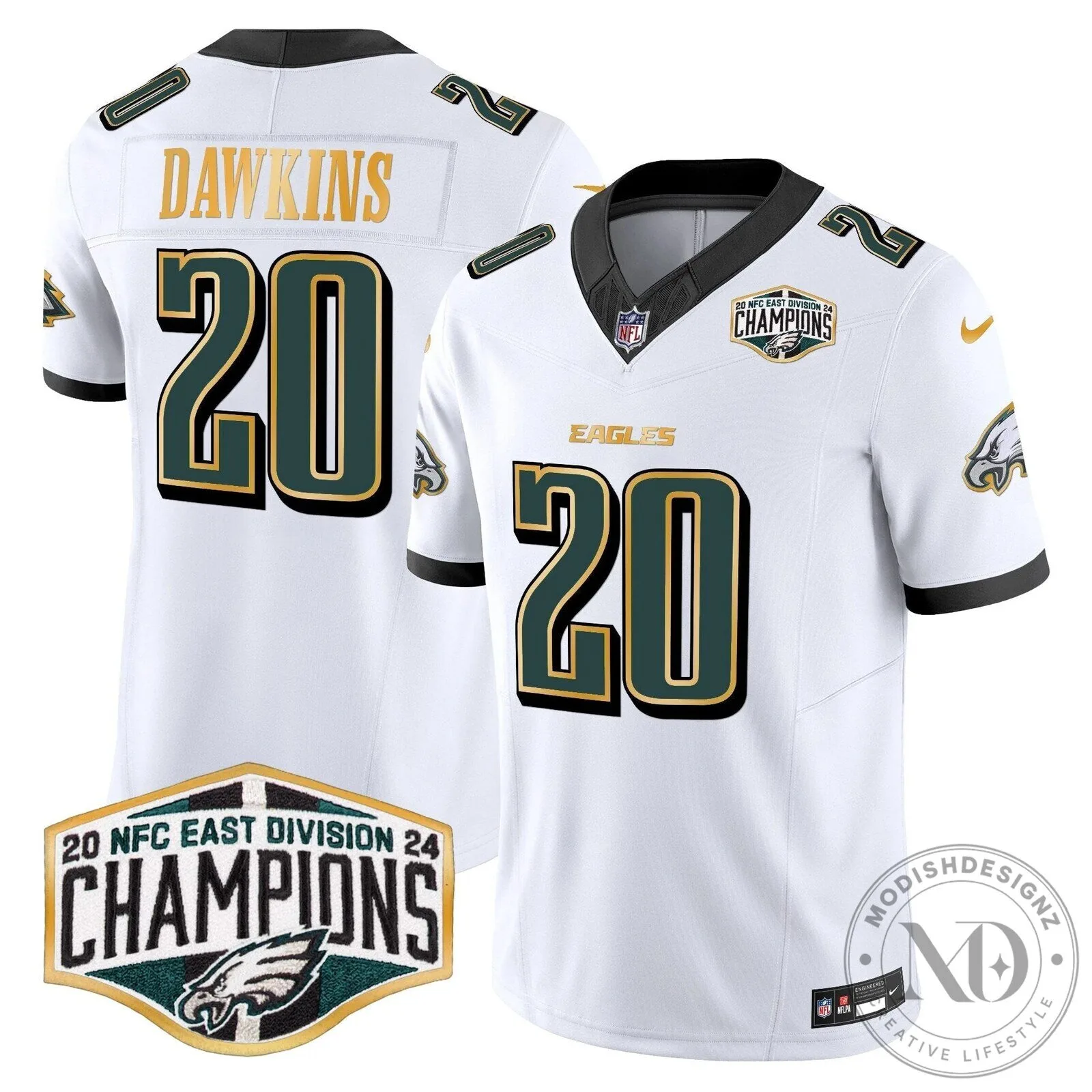 Saquon Barkley Jersey for 2024 NFC East Division Champions - Philadelphia Eagles 58 Saquon Barkley Jersey for 2024 NFC East Division Champions - Philadelphia Eagles