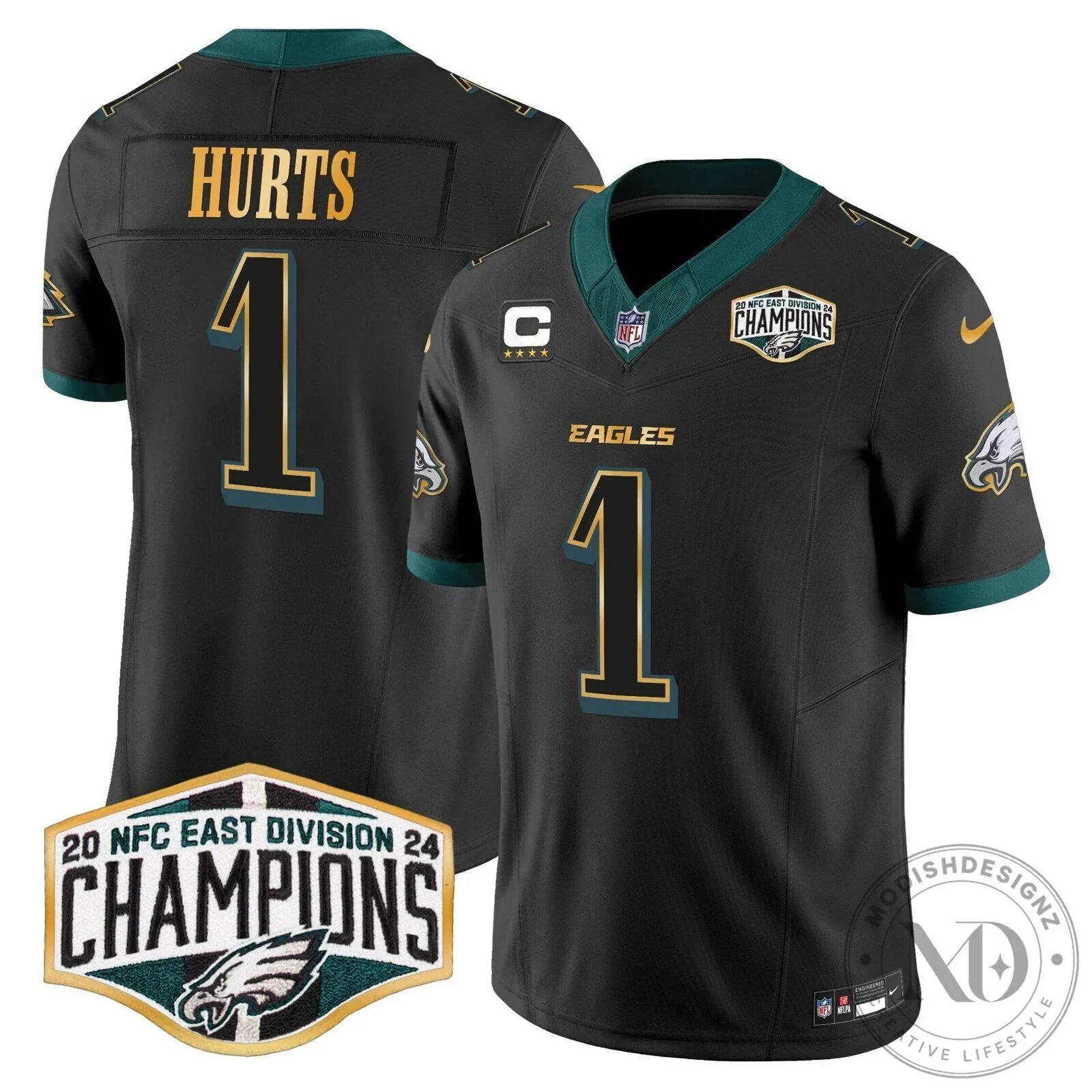 Saquon Barkley Jersey for 2024 NFC East Division Champions - Philadelphia Eagles 61 Saquon Barkley Jersey for 2024 NFC East Division Champions - Philadelphia Eagles