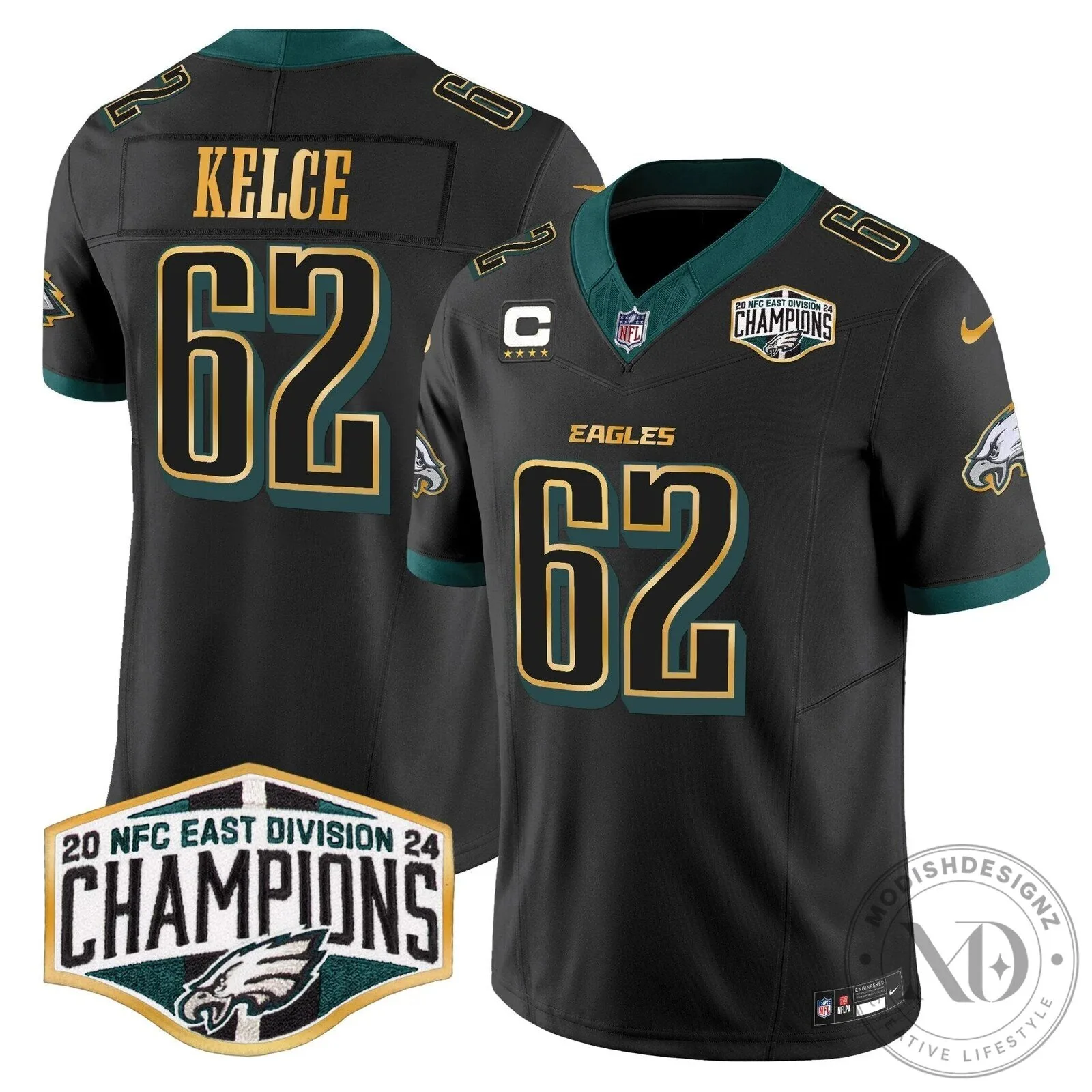 Saquon Barkley Jersey for 2024 NFC East Division Champions - Philadelphia Eagles 63 Saquon Barkley Jersey for 2024 NFC East Division Champions - Philadelphia Eagles