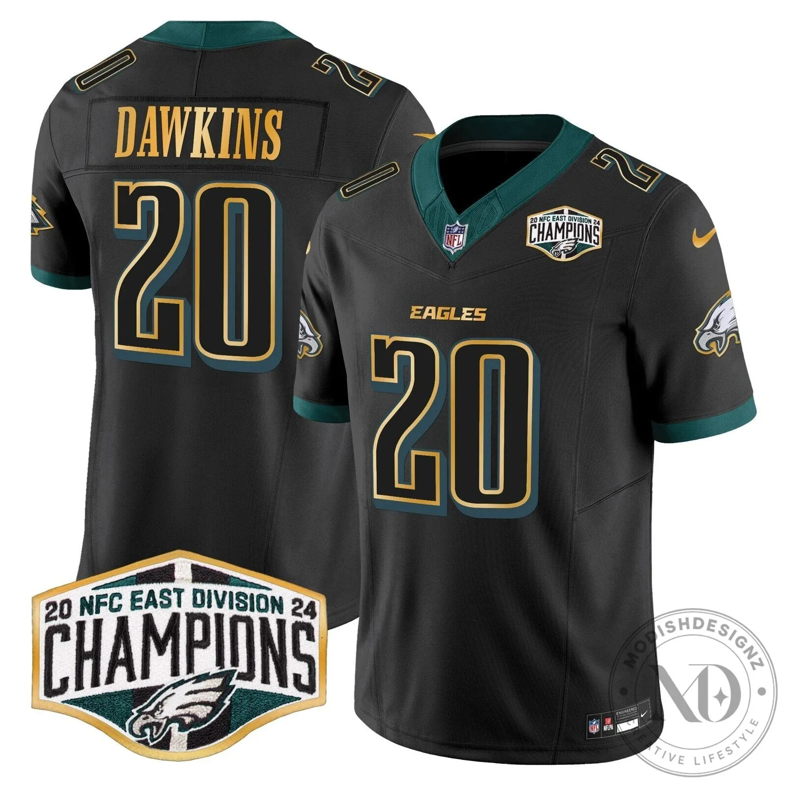 Saquon Barkley Jersey for 2024 NFC East Division Champions - Philadelphia Eagles 67 Saquon Barkley Jersey for 2024 NFC East Division Champions - Philadelphia Eagles