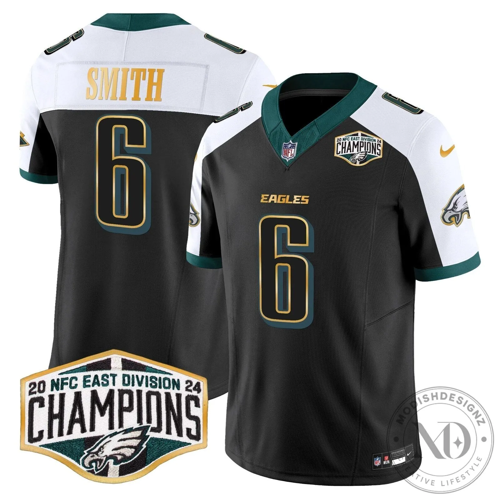 Saquon Barkley Jersey for 2024 NFC East Division Champions - Philadelphia Eagles 80 Saquon Barkley Jersey for 2024 NFC East Division Champions - Philadelphia Eagles