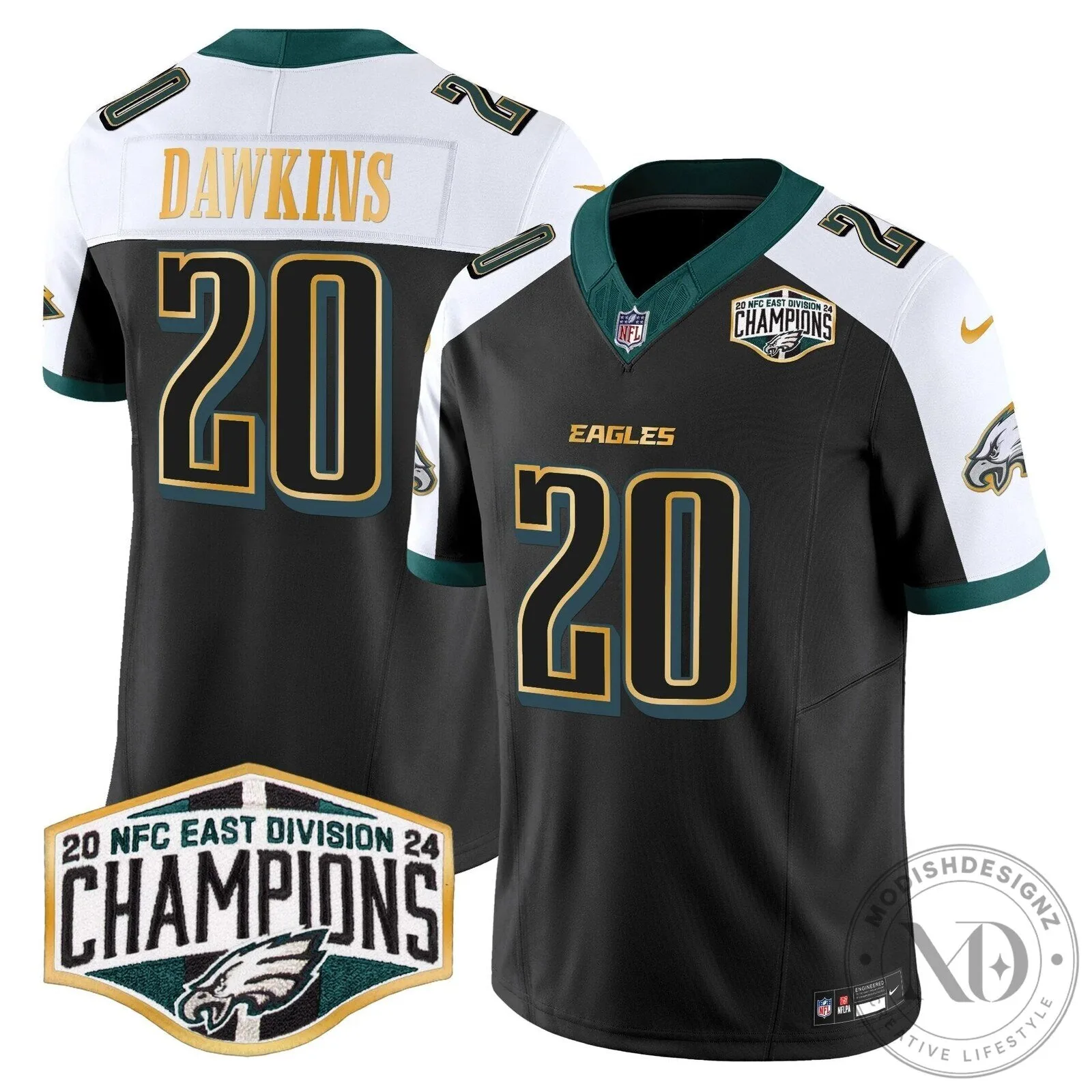 Saquon Barkley Jersey for 2024 NFC East Division Champions - Philadelphia Eagles 84 Saquon Barkley Jersey for 2024 NFC East Division Champions - Philadelphia Eagles