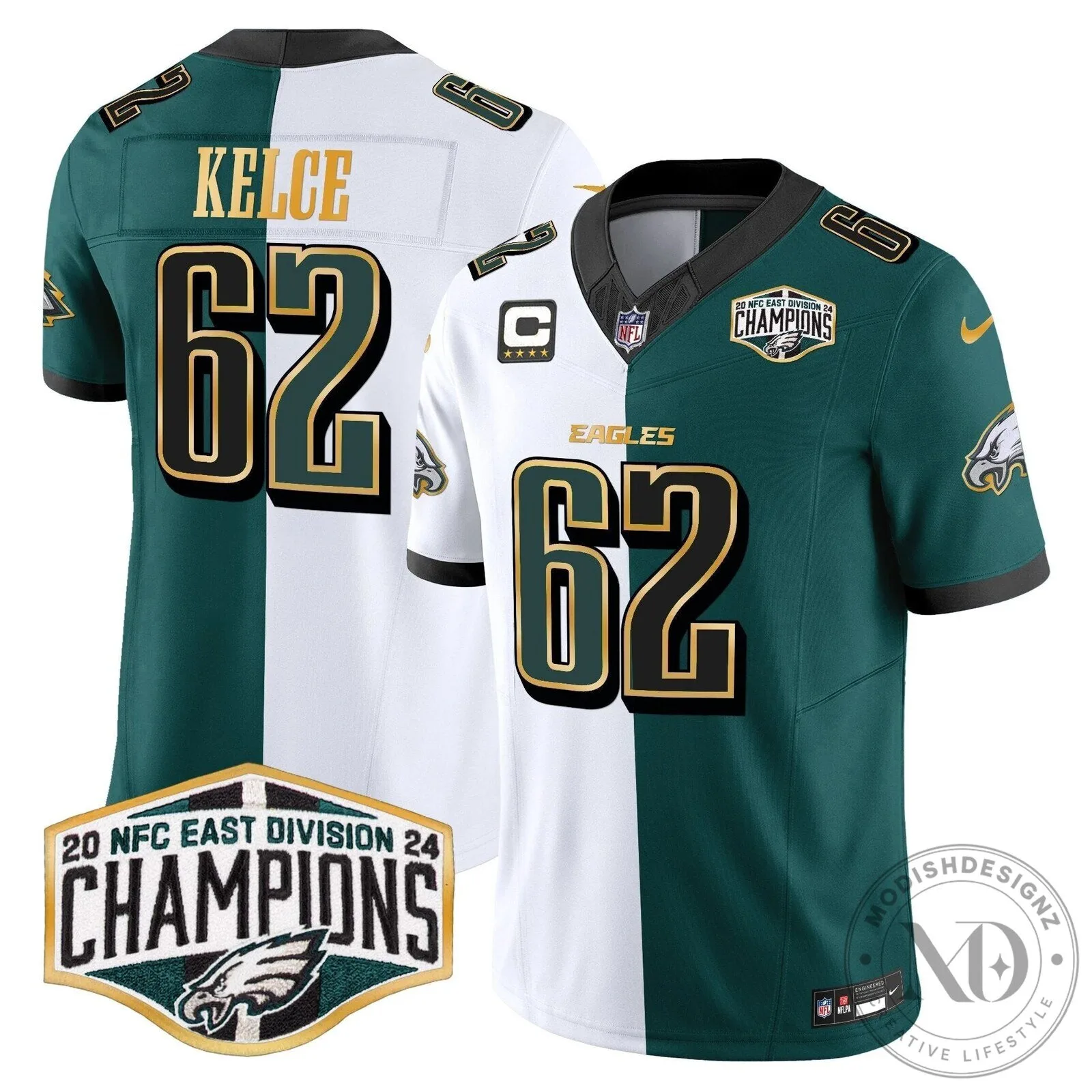 Saquon Barkley Jersey for 2024 NFC East Division Champions - Philadelphia Eagles 88 Saquon Barkley Jersey for 2024 NFC East Division Champions - Philadelphia Eagles