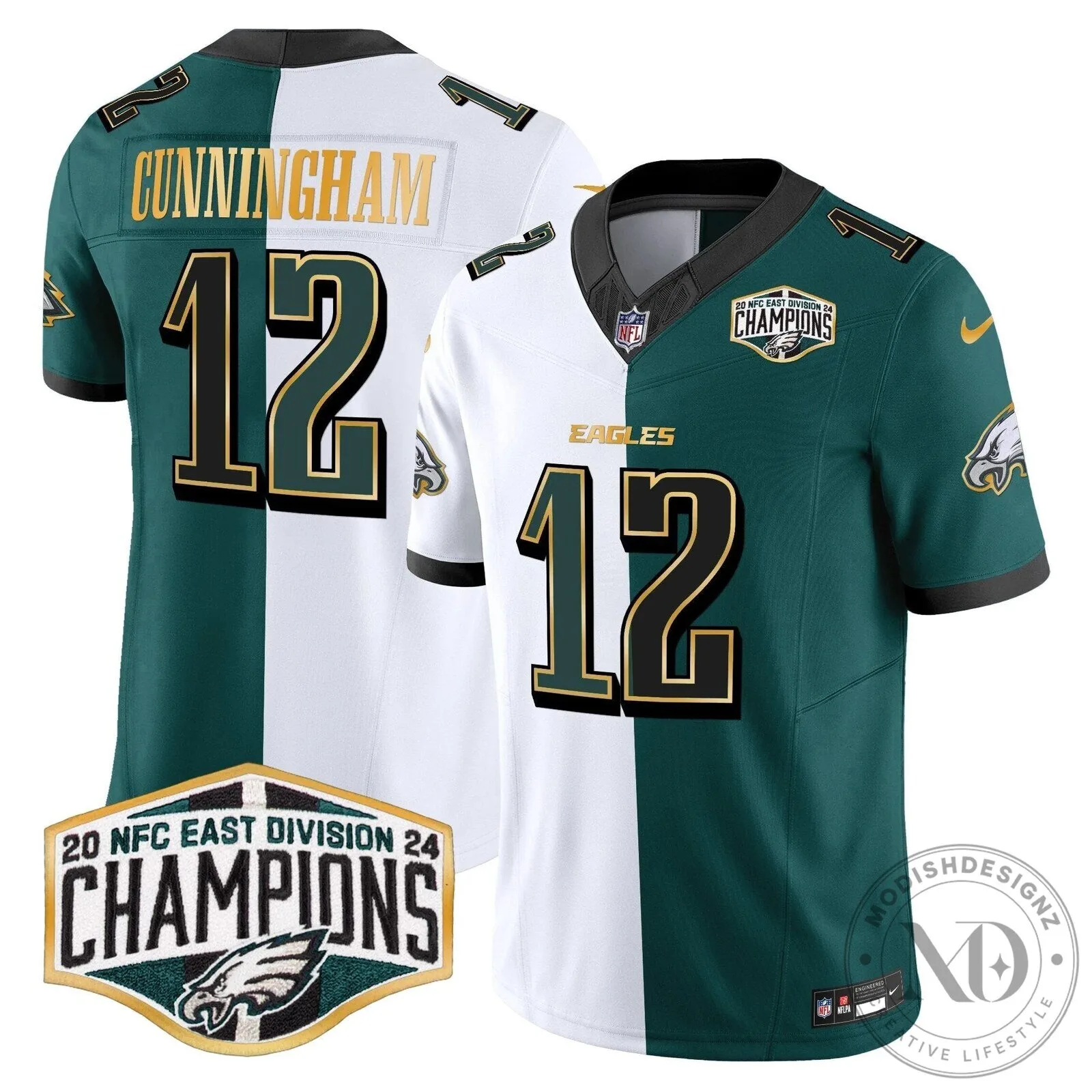 Saquon Barkley Jersey for 2024 NFC East Division Champions - Philadelphia Eagles 90 Saquon Barkley Jersey for 2024 NFC East Division Champions - Philadelphia Eagles