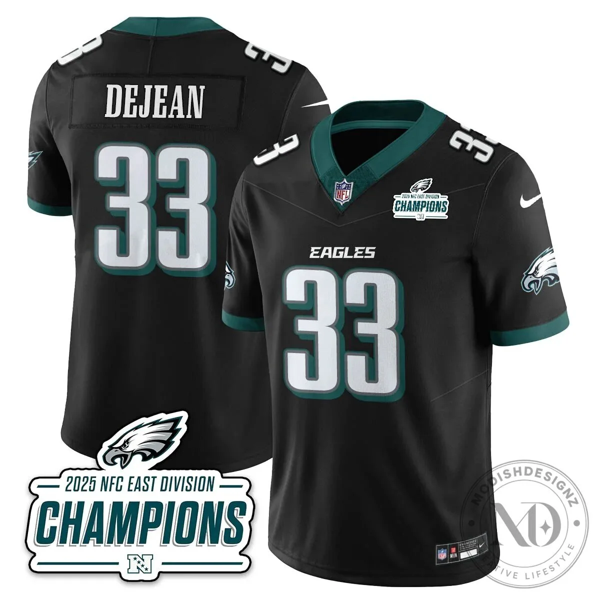Philadelphia Eagles 2025 NFC East Division Champions Saquon Barkley Football Jersey 71 Philadelphia Eagles 2025 NFC East Division Champions Saquon Barkley Football Jersey