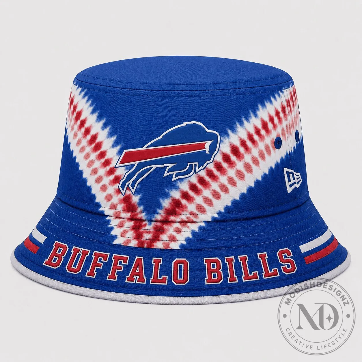 Buffalo Bills Tie Dye Bucket Hat
