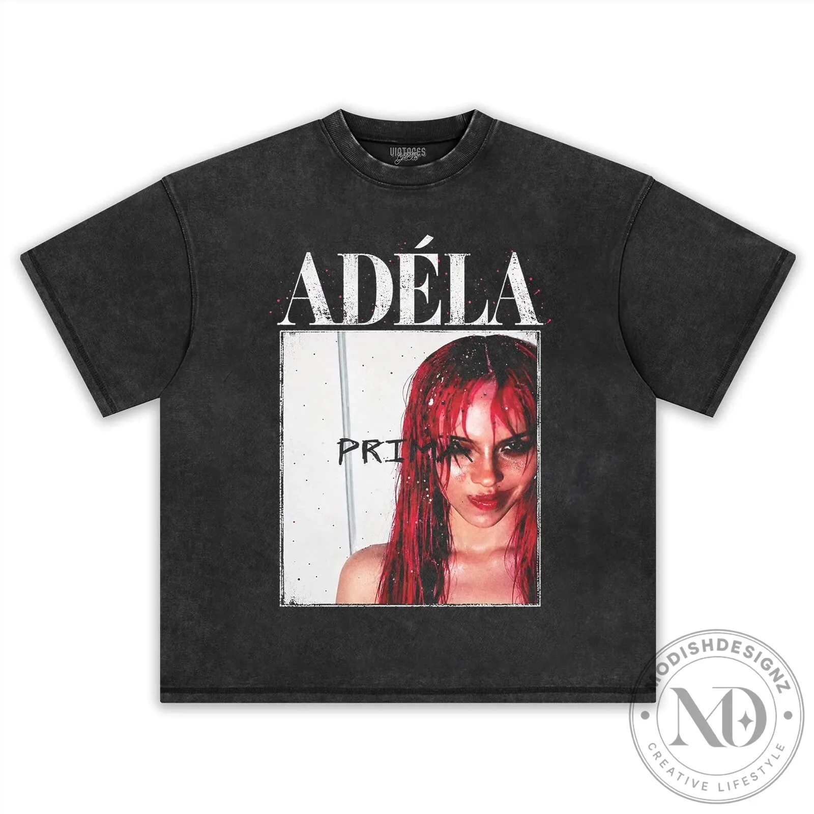 Adela Prima Black Graphic T-Shirt 12 Adela Prima Black Graphic T-Shirt