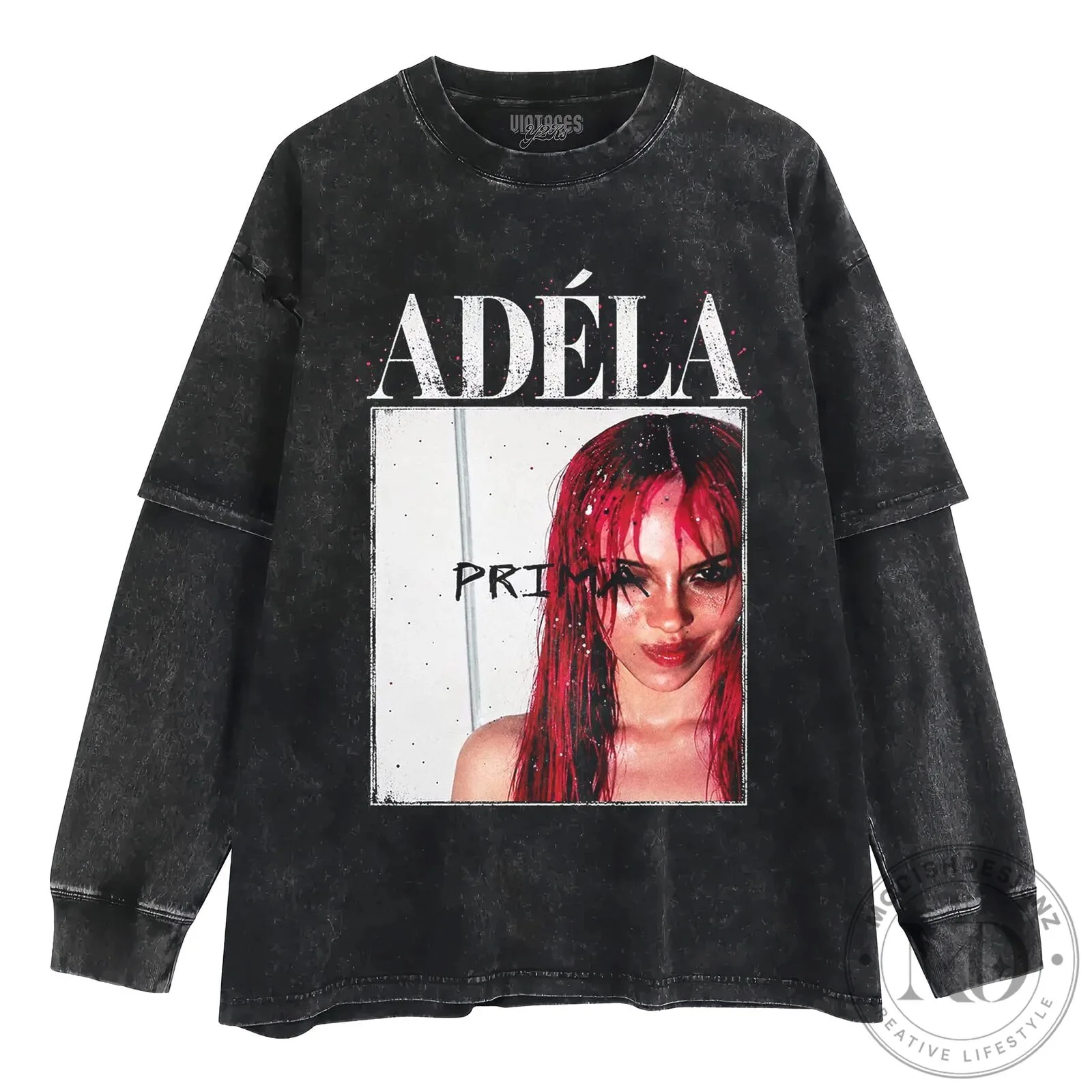 Adela Prima Black Graphic T-Shirt 14 Adela Prima Black Graphic T-Shirt