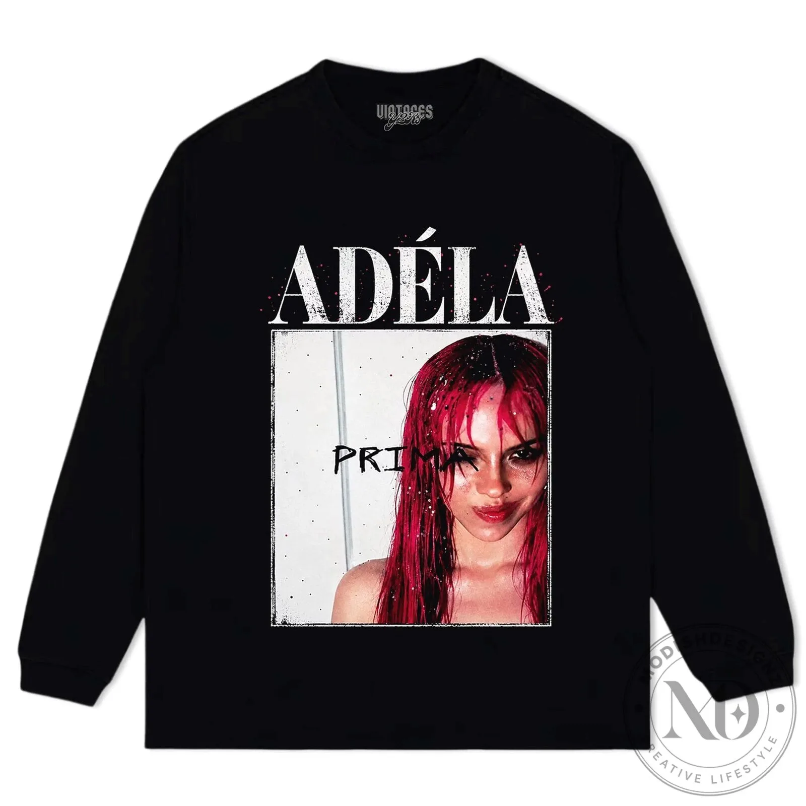 Adela Prima Black Graphic T-Shirt 15 Adela Prima Black Graphic T-Shirt