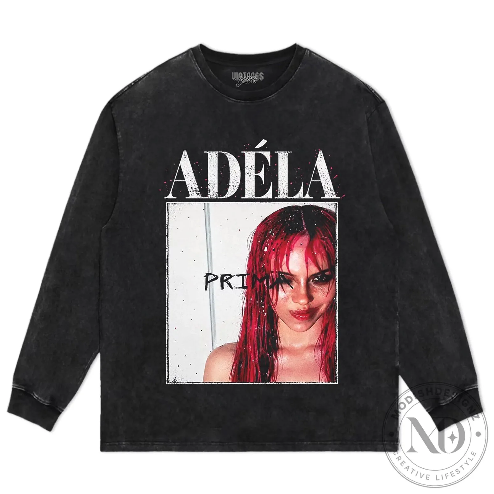 Adela Prima Black Graphic T-Shirt 16 Adela Prima Black Graphic T-Shirt