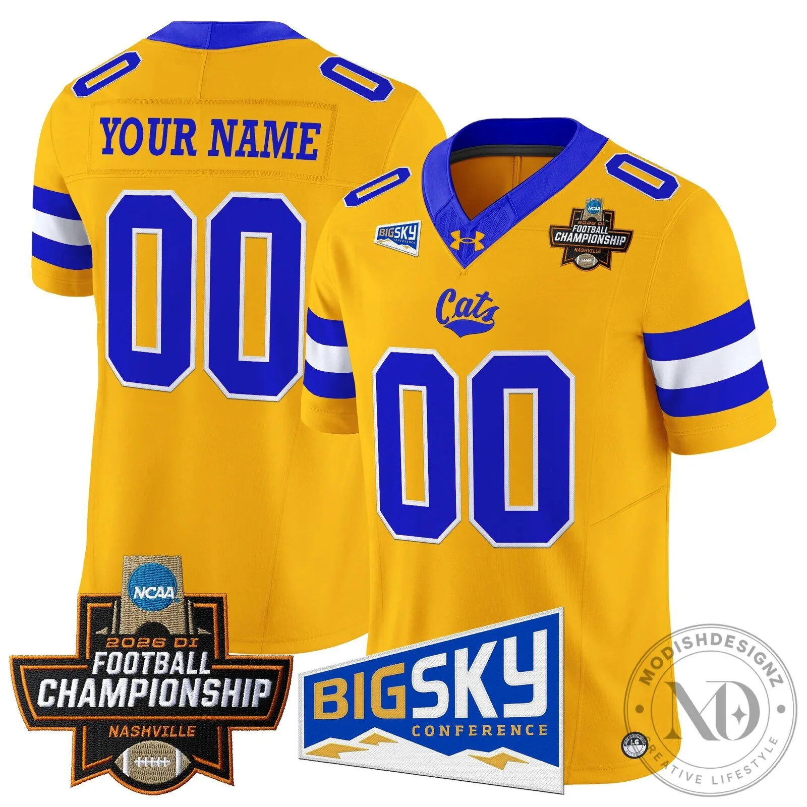 Montana State Bobcats 2026 Football Championship Custom Stitched Jersey 17 Montana State Bobcats 2026 Football Championship Custom Stitched Jersey