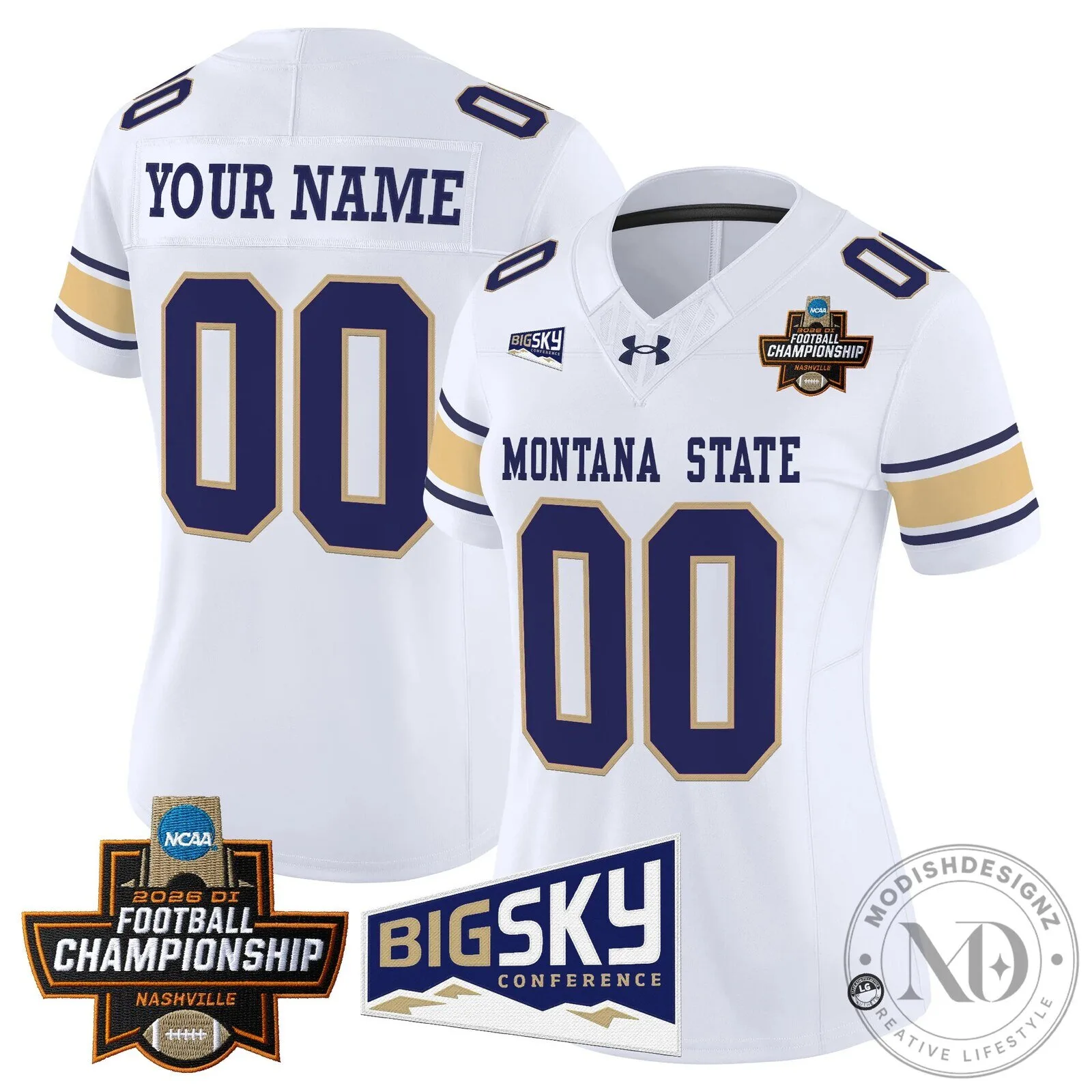 Montana State Bobcats 2026 Football Championship Custom Stitched Jersey 21 Montana State Bobcats 2026 Football Championship Custom Stitched Jersey