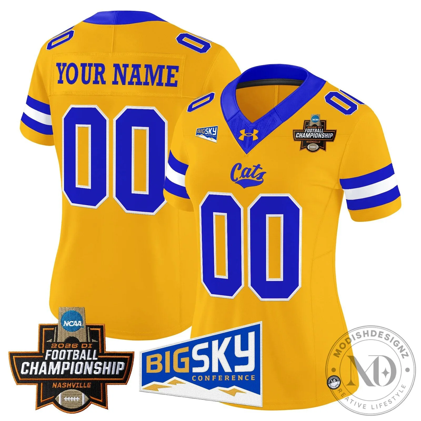 Montana State Bobcats 2026 Football Championship Custom Stitched Jersey 22 Montana State Bobcats 2026 Football Championship Custom Stitched Jersey