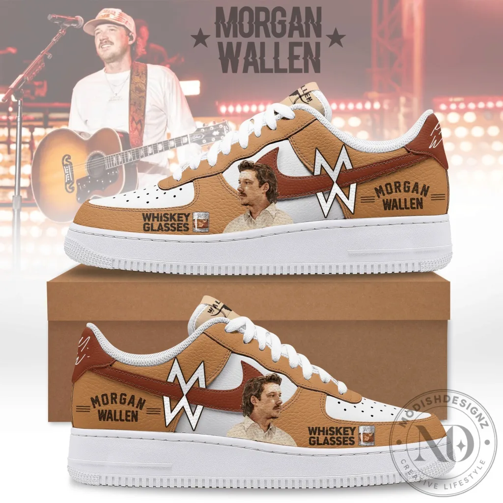 Morgan Wallen Whiskey Glasses Country Music Fan Shoes Morgan Wallen Whiskey Glasses Country Music Fan Shoes