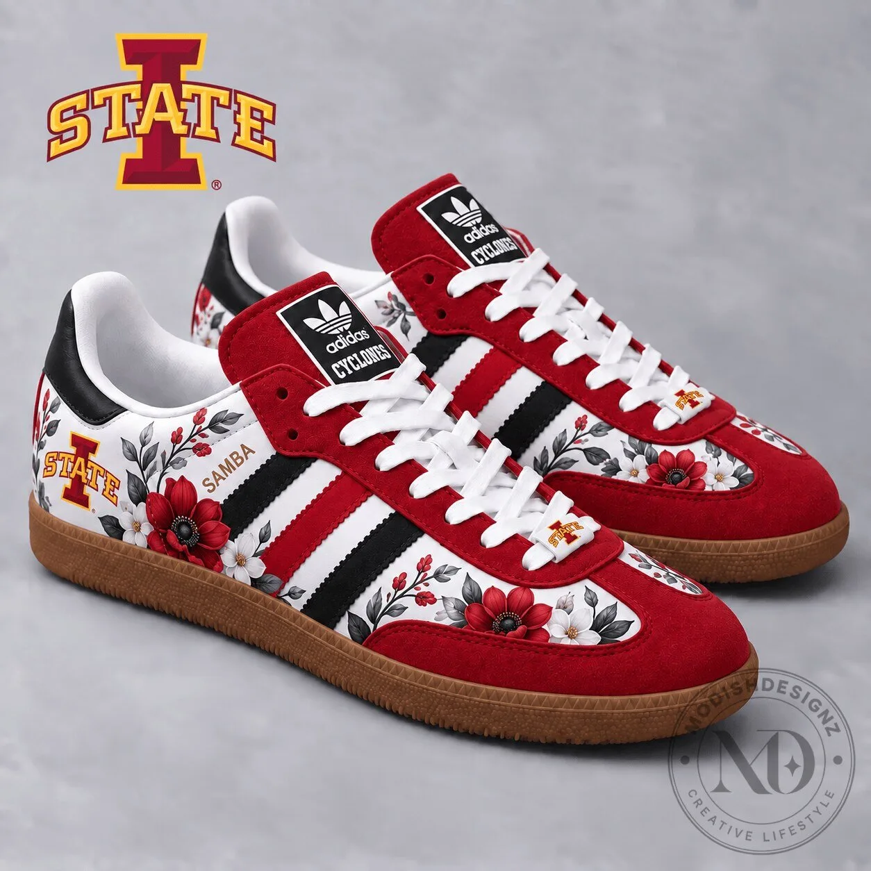 Iowa State Cyclones NCAA Heritage Floral Samba Shoes