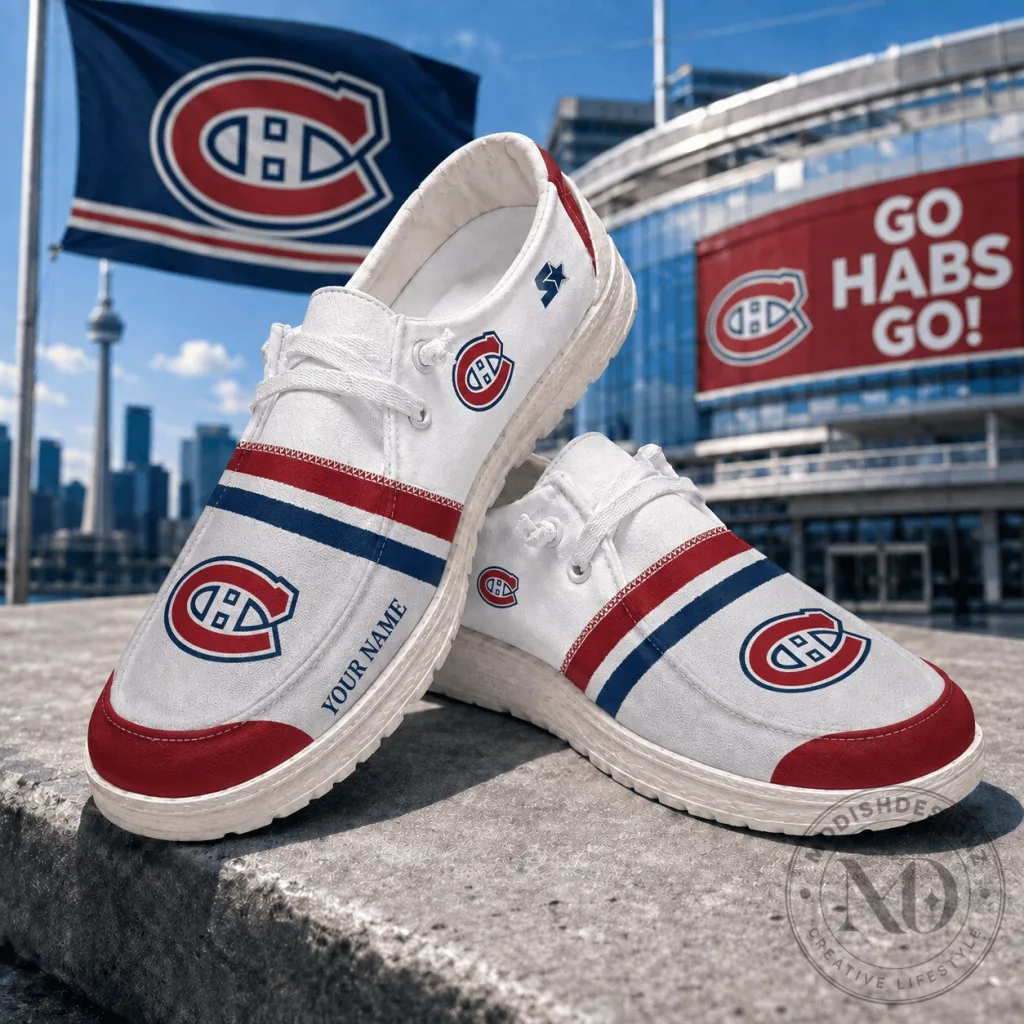Montreal Canadiens Hockey Team Personalized Shoes for Men and Women Montreal Canadiens Hockey Team Personalized Shoes for Men and Women