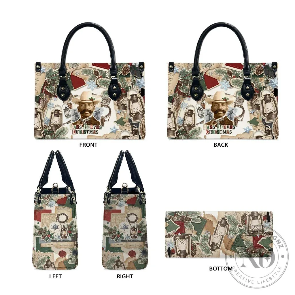 Bass Reeves Christmas Old West Marshal Frontier Collage Vintage Shoulder Bag 15 Bass Reeves Christmas Old West Marshal Frontier Collage Vintage Shoulder Bag