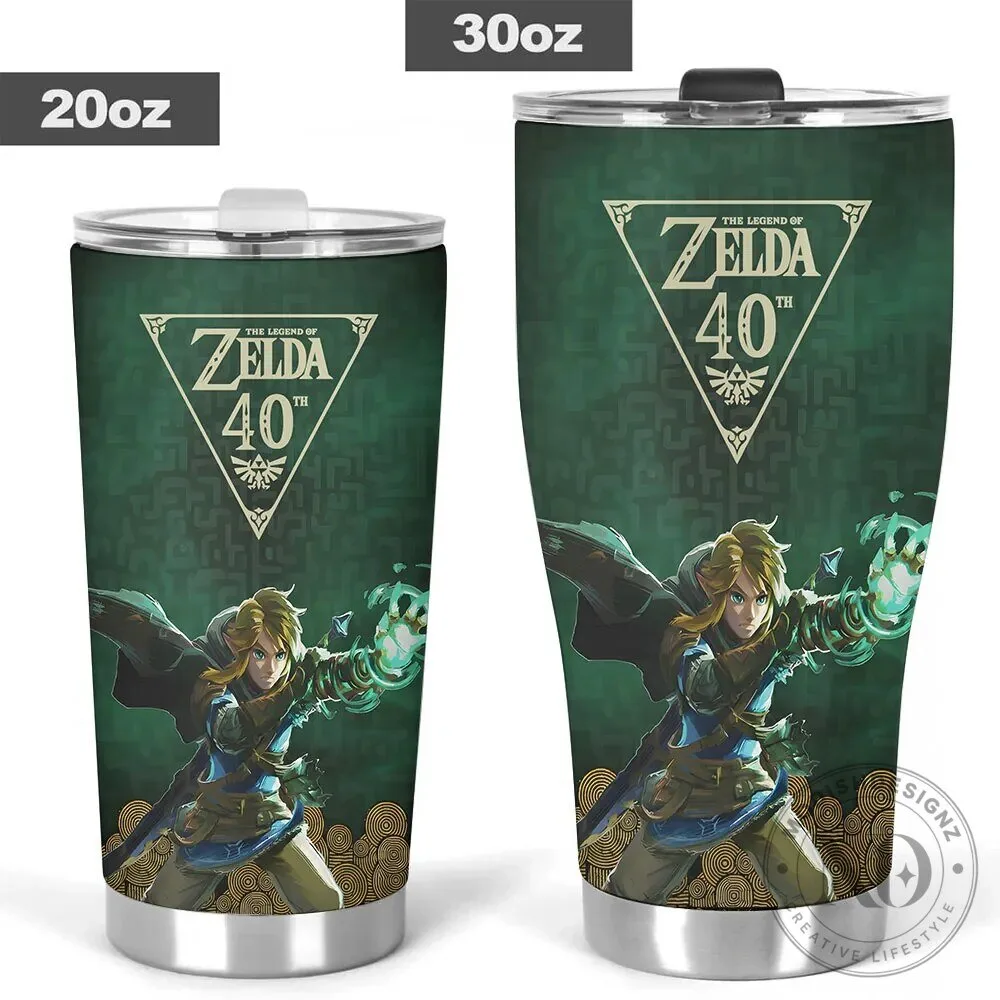 Legend of Zelda 40th Anniversary Link and Ganon Stainless Steel Tumbler 11 Legend of Zelda 40th Anniversary Link and Ganon Stainless Steel Tumbler