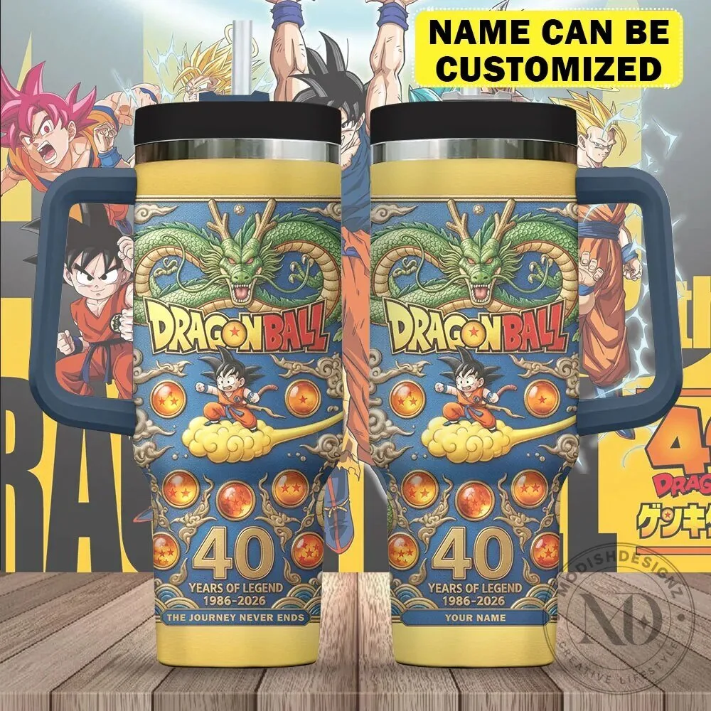 Dragon Ball 40th Anniversary Years of Legend 1986-2026 Stainless Steel Tumbler 20 Dragon Ball 40th Anniversary Years of Legend 1986-2026 Stainless Steel Tumbler