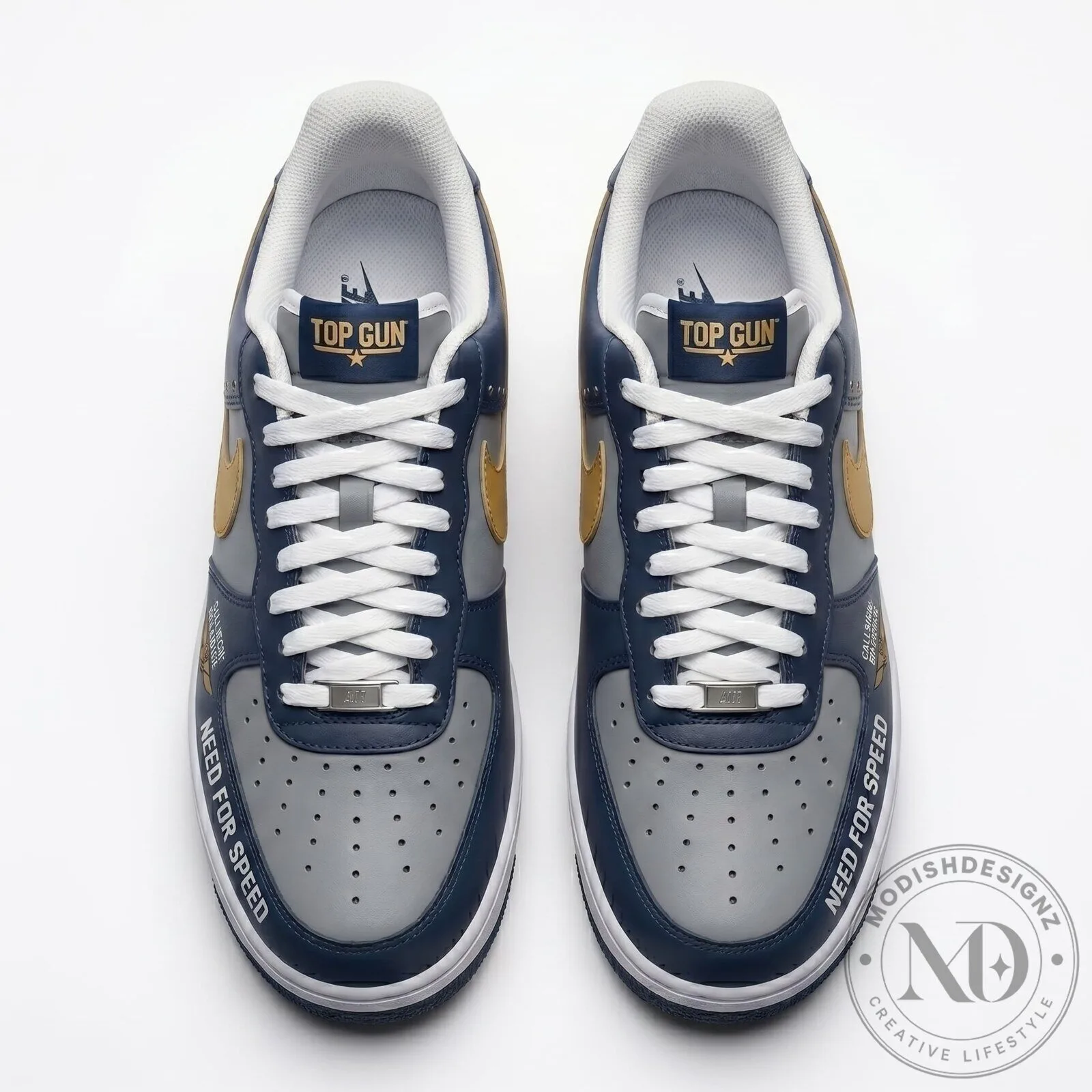 Top Gun Maverick Callsign Need For Speed Air Force One Sneakers Shoes 8 Top Gun Maverick Callsign Need For Speed Air Force One Sneakers Shoes