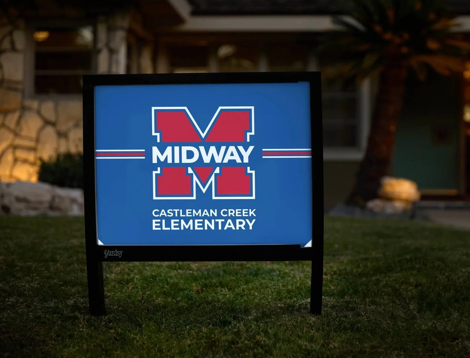 Midway Castleman Creek Elementary School Yard Sign 8 Midway Castleman Creek Elementary School Yard Sign