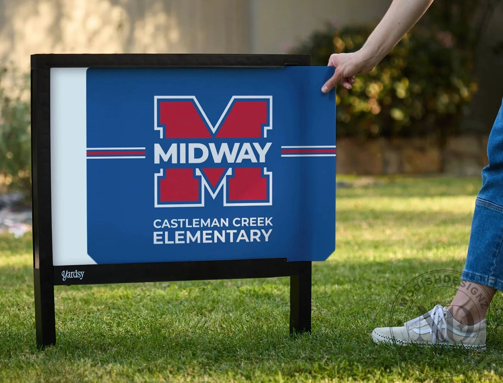 Midway Castleman Creek Elementary School Yard Sign 9 Midway Castleman Creek Elementary School Yard Sign