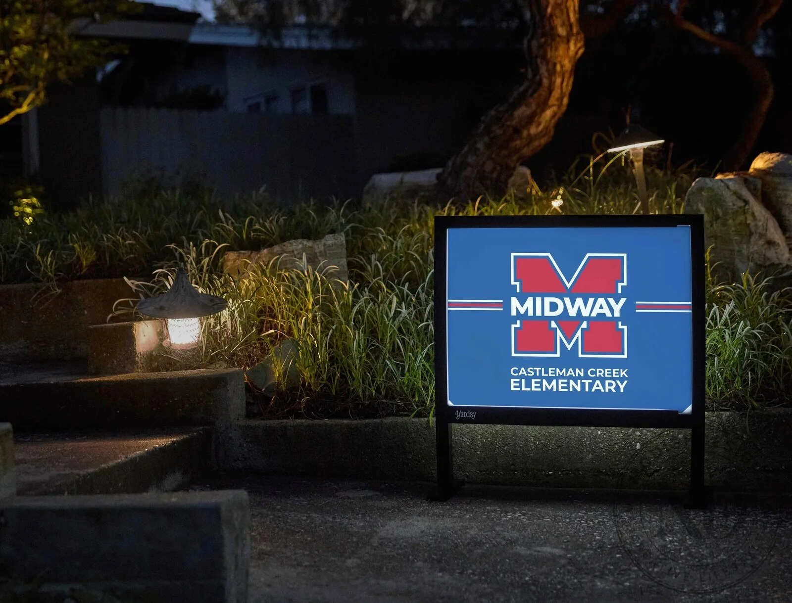 Midway Castleman Creek Elementary School Yard Sign 10 Midway Castleman Creek Elementary School Yard Sign