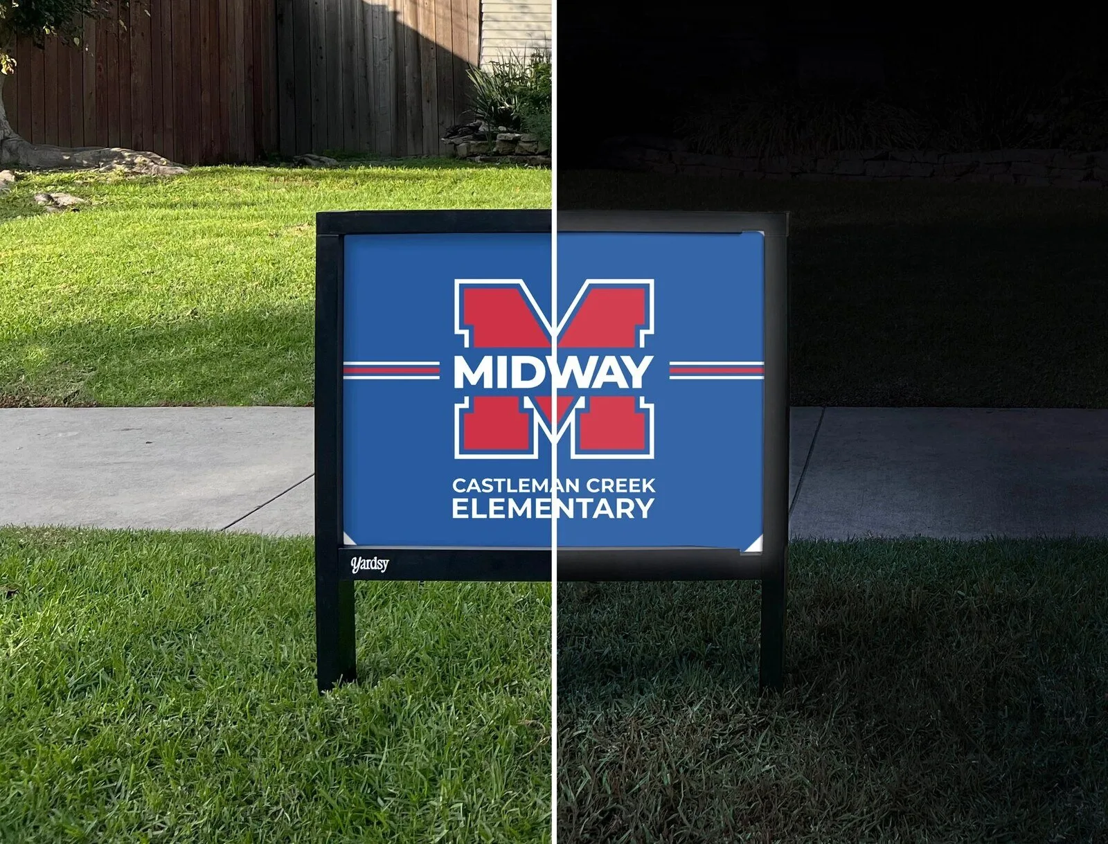 Midway Castleman Creek Elementary School Yard Sign 11 Midway Castleman Creek Elementary School Yard Sign