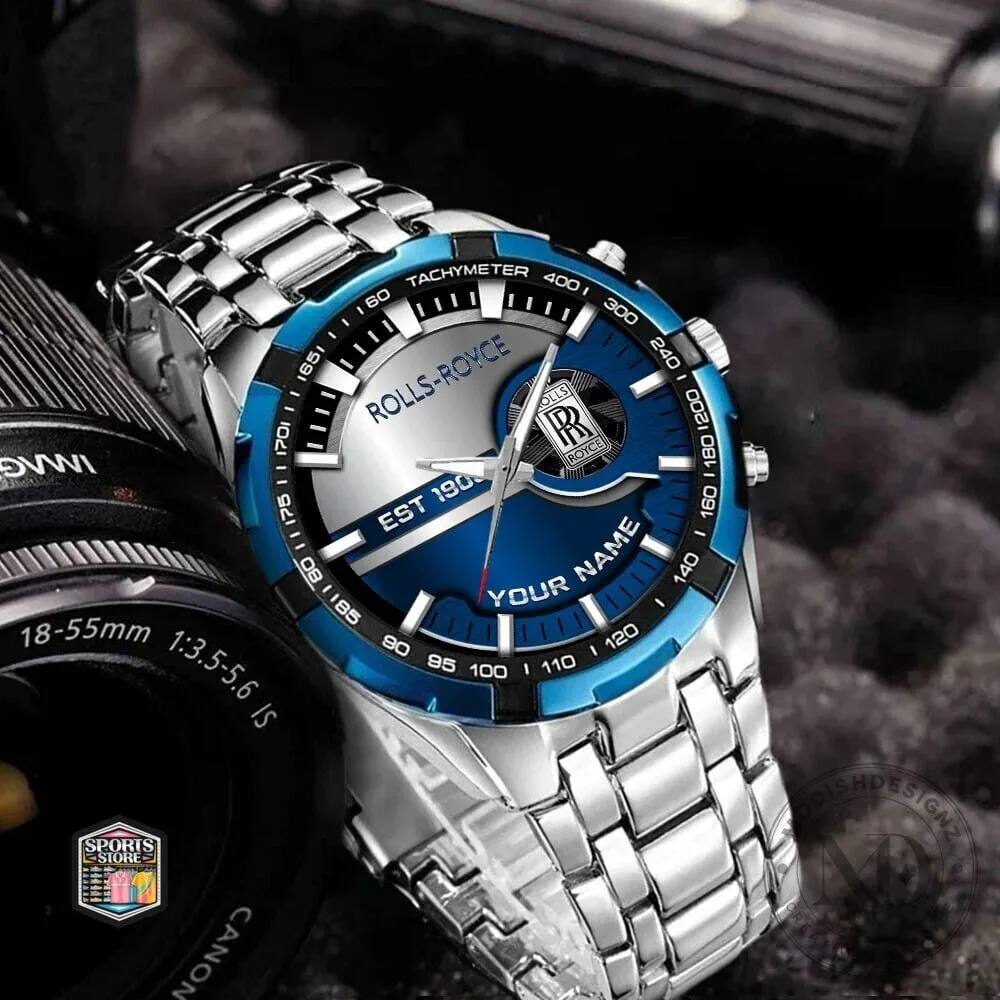 Rolls-Royce Custom Name Est 1904 Elegant Fashion Design Watch