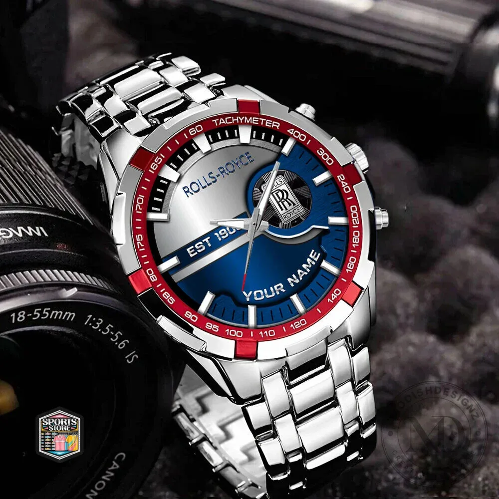 Rolls-Royce Custom Name Est 1904 Elegant Fashion Design Watch 13 Rolls-Royce Custom Name Est 1904 Elegant Fashion Design Watch