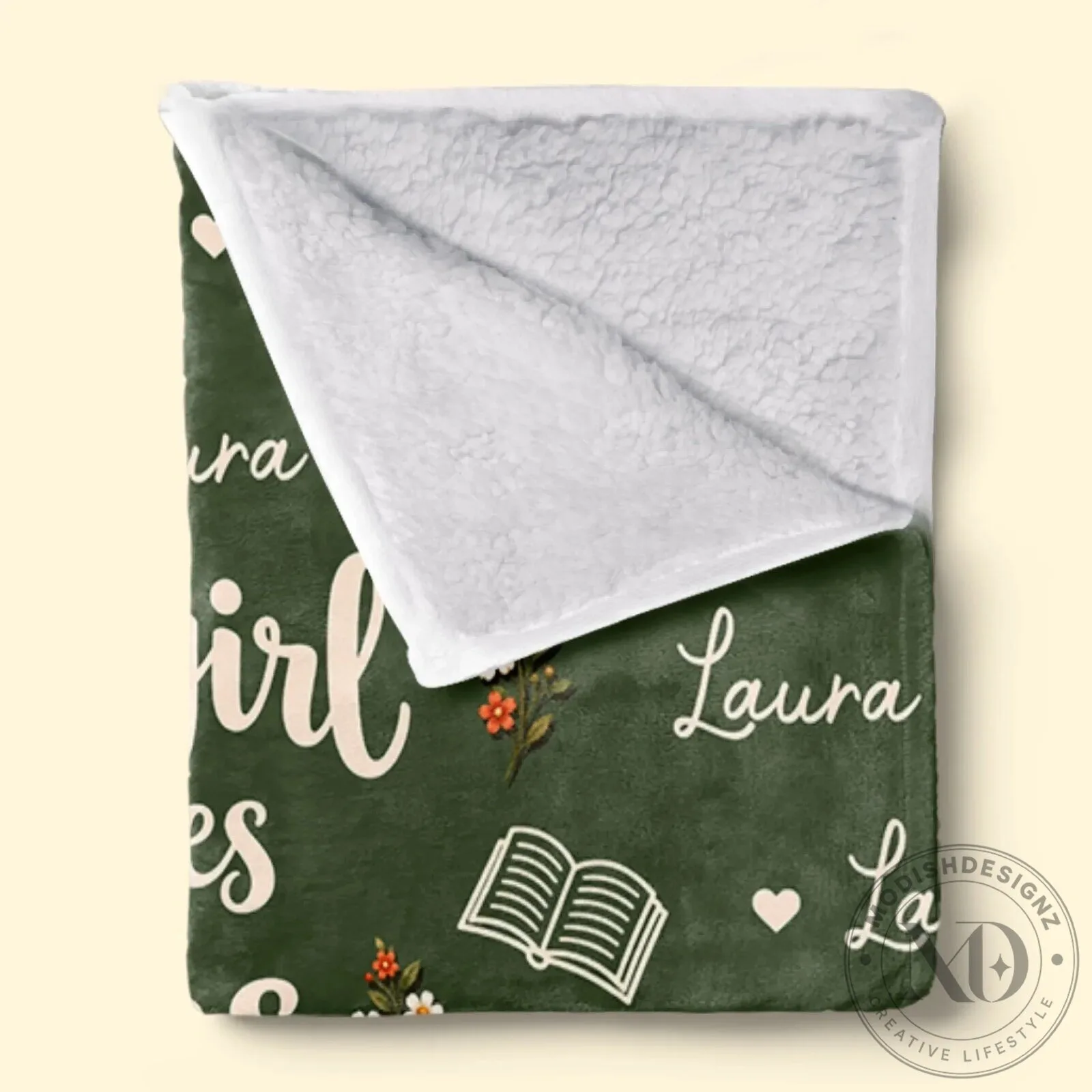 Personalized Just a Girl Who Loves Books Reading Cozy Blanket 15 Personalized Just a Girl Who Loves Books Reading Cozy Blanket