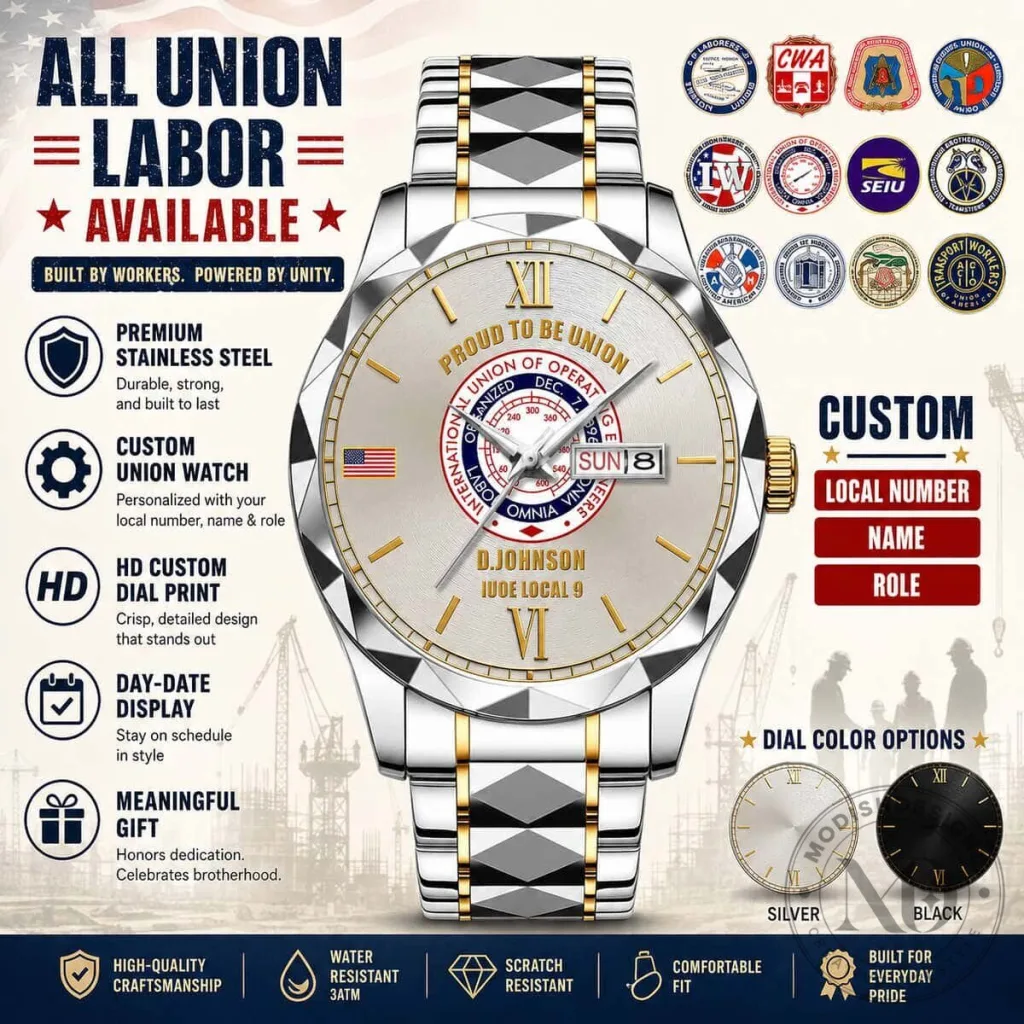Proud To Be Union International Labor Organization Daydate Watch 39 Proud To Be Union International Labor Organization Daydate Watch