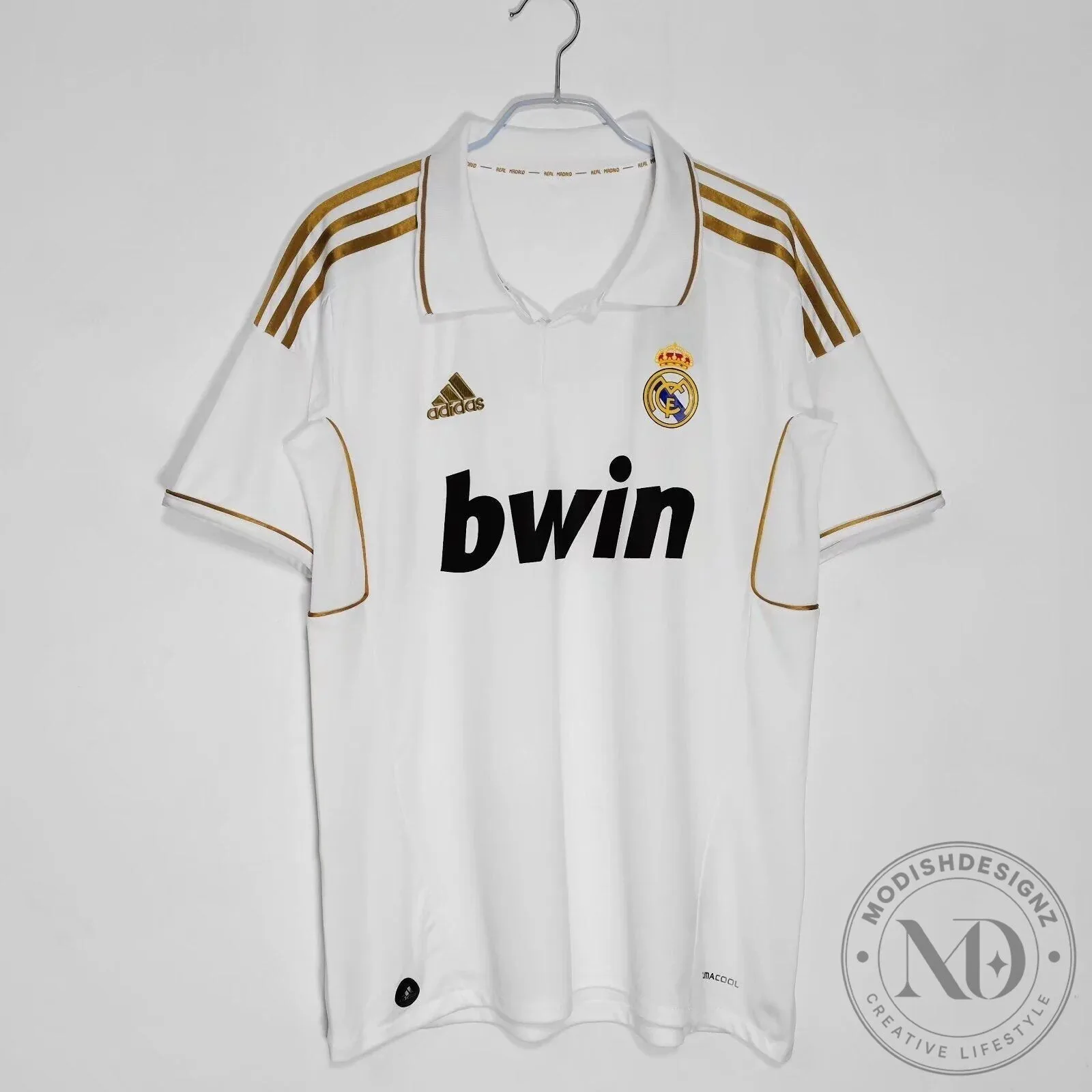 Real Madrid 2011-2012 Home Retro Football Jersey