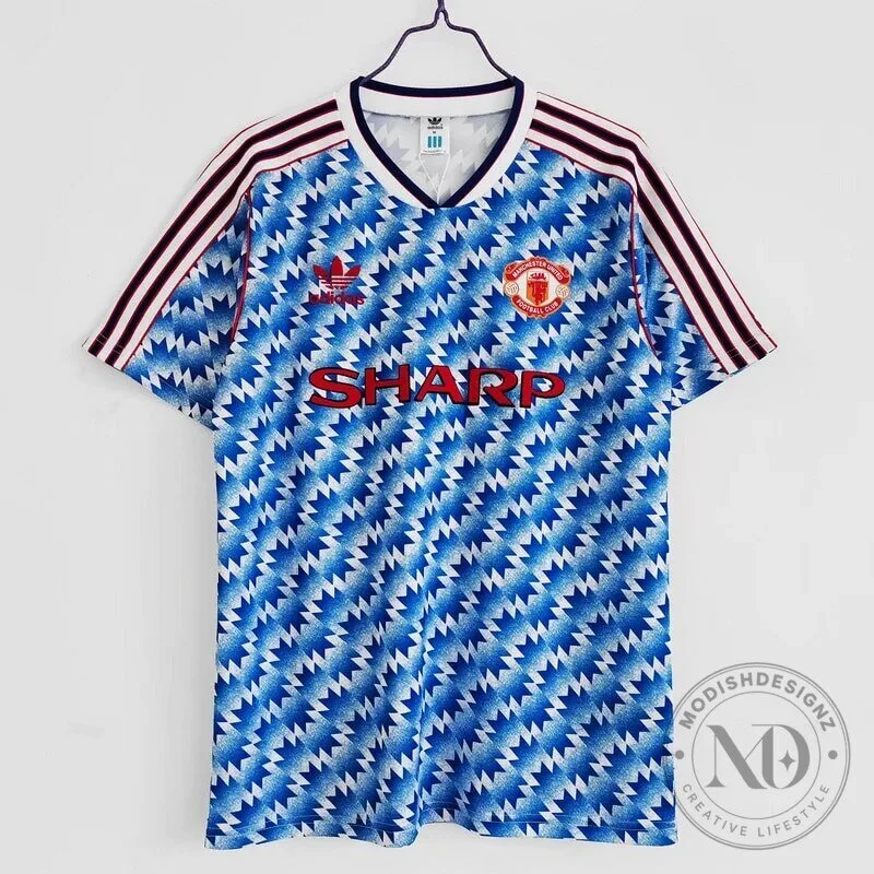 Manchester United 1990-1992 Away Retro Football Jersey