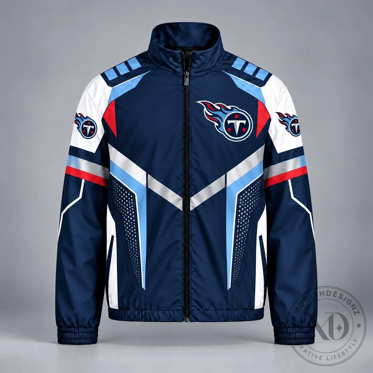 Tennessee Titans NFL Apex Velocity Zip Jacket for Men and Women 5 Tennessee Titans NFL Apex Velocity Zip Jacket for Men and Women